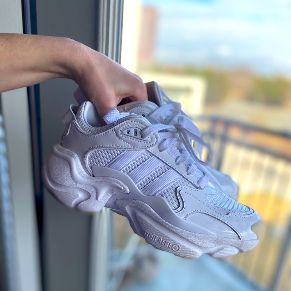 Adidas white chunky sneakers